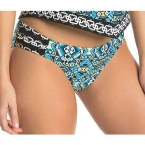 NWT Laundry  Shelli Segal Pattered Hipster Bikini size Large